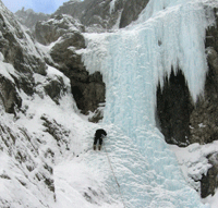 Jégmászás a Juliai Alpok-ban (Tamar völgy)